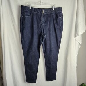 Venezia Dark Wash Stretch Tummy Control Jeans 20R Americana Preppy Capsule